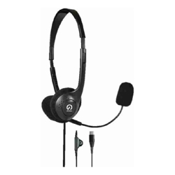 Shintaro USB-C Lightweight Headset with Microphone Inline Volume Control Adjustable Arm Ideal for VoIP and Hands-Free Communication