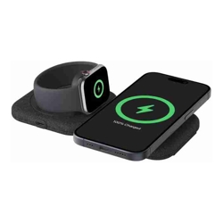 Belkin BoostCharge Pro 2-in-1 Magnetic Charging Travel Pad 15W With Qi2 Black (WIZ026auBK) 30W USB-C PSU1.5m USB-C to USB-C Cable2 Years Warranty