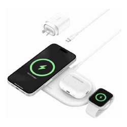 Belkin BOOSTCHARGE PRO 3-IN-1 MAGNETIC WIRELESS CHARGING PAD WITH QI2 15W