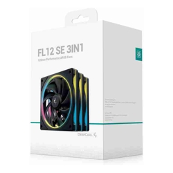 Deepcool FL12 SE 3 Pack 120mm Performance ARGB Fans  Hydro Bearing 120x120x25 mm(LxWxH)