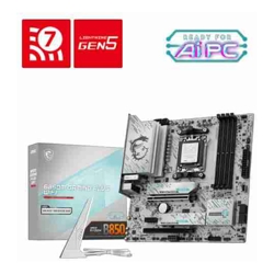 MSI B850M GAMING PLUS WIFI AMD AM5 4 x DDR5 up to 256 GB 1 x HDMI 2 x PCI Express x16 2 x M.2 4x USB 2.0 Wi-Fi 7