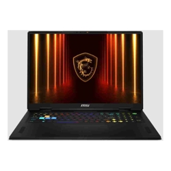 MSI Vector 18 HX AI 18in QHD+ IPS Core Ultra 9 275HX RTX5080 GDDR7 16GB 32GB16GBx2 RAM DDR5 1TB NVMe SSD Killder WiFi7 BE1750 4cell 99.99Whr Cosmos Gray Windows 11 Home 1 Year Warranty