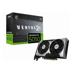 MSI nVidia GeForce RTX 5050 8G VENTUS 2X OC Boost: 2560 MHz CUDA 2560 Units 8GB GDDR6 HDMI x 1 (embargo)