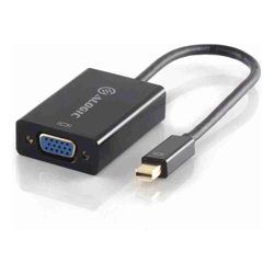 ALOGIC Premium 15cm Mini DisplayPort to VGA Adapter Male to Female Black