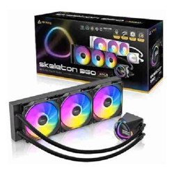 Antec Skeleton 360 ARGB All-in-One Liquid Cooler 360mm PWM ARGB fans 2000RPM 72.29CFM 32dB Intel/AMD support aluminum radiator 3Y warranty