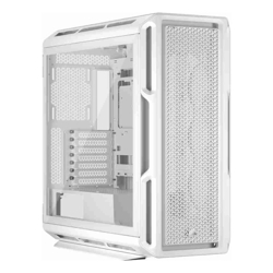 Corsair 5000T Mid-Tower High-Performance PC Case White ATX 450mm GPU 250mm PSU 170mm CPU cooler 360mm rad 1x USB-C 3.2 Gen 2
