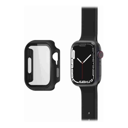 OtterBox Apple Watch Series 9/8/7 45MM Eclipse Case with Screen Protector Pavement (Black / Grey) (77-90529) Guards Display 2 Years Warranty