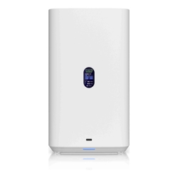 Ubiquiti UNAS 4 White UniFi Network Storage (4)2.5/3.5" HDD Bays(2)M.2 NVMe SSD Cach Slot2.5 GbE USB-C Connect PoE+++ Adapter Compact Footprint