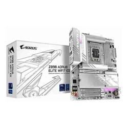 Gigabyte Z890 AORUSELITE WF7 ICE Intel LGA 1851 ATX Motherboard 4x DDR5 ~256GB 3x PCI-E x16 4x M.2 4x SATA 5x USB 3.2 1x USB-C 4x USB 2.0 3 Year Warranty