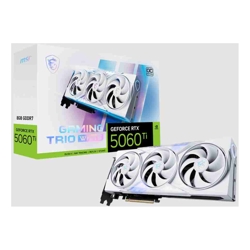 MSI nVidia GeForce RTX 5060 Ti 8G GAMING TRIO OC WHITE PCI Express Gen 5 x 16 Boost: 2647 MHz CUDA 4608 Units 8GB GDDR7 HDMI x 1 MSI nVidia GeForce RTX 5060 Ti 8G GAMING TRIO OC WHITE PCI Express Gen 5 x 16 Boost: 2647 MHz CUDA 4608 Units 8GB GDDR7 HDMI x 1