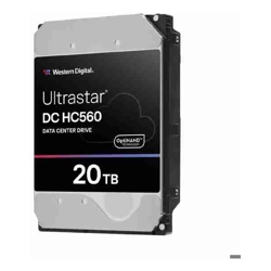 WD Western Digital WD Ultrastar DC HC560 20TB 3.5&quot; SATA 7200 RPM  Cache 512MB 5-year limited warranty WUH722020BLE6L4 0F38785 (Base SE)