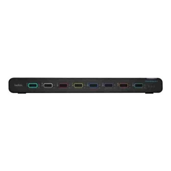 Belkin Cybersecurity and Secure KVM Universal 2nd Gen Secure KVM Switch 8-Port Single Head w/ CAC Black (F1DN108KVM-UN-4)12V2.5A2 Years Warranty