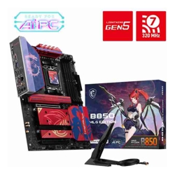 MSI B850 MLG EDITION AM5 Ryzen 9000/8000/7000 DDR5-8400+ PCIe 5.0 M.2 Gen5/Gen4 HDMI 8K USB-C 20Gbps Wi-Fi 7 BT 5.4 5Gbps LAN 7.1 Audio