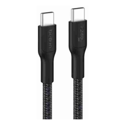 Belkin BoostCharge Pro USB-C TO USB-C 240W 2.0 Braided PCR Cable 3M Black