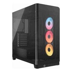 Corsair FRAME 4500X RS-R ARGB Panoramic Glass Mid-Tower PC Case Black 478x499x246mm E-ATX 460mm GPU 185mm CPU USB-C ARGB 360mm rad 11.58kg