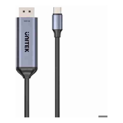 Unitek USB-C to DisplayPort 8K@60Hz BiDirectional 1.8m Cable backward compatible Support: HDCP 2.3 Dynamic HDR Data transfer rate of 10Gbps