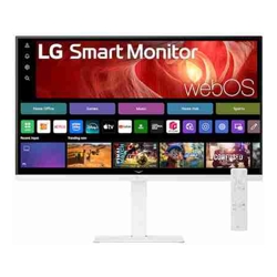 LG 31.5&quot; 4K UHD Smart Monitor with webOS USB-C PD 65W AirPlay 2 DCI-P3 90% Bluetooth 5ms 60Hz and tilt/height/swivel/pivot stand
