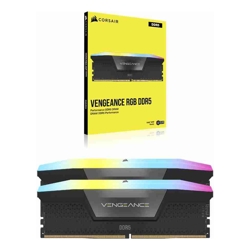 Corsair VENGEANCE RGB 128GB (2x64GB) DDR5 DRAM 6400MT/s CL42 Intel XMP Memory Kit
