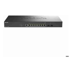 D-Link 10-Port 10Gb Multi-Gigabit Smart Managed PoE++ Switch with 8 10GBASE-T Ports and 2 SFP+ ports. PoE budget 370W.