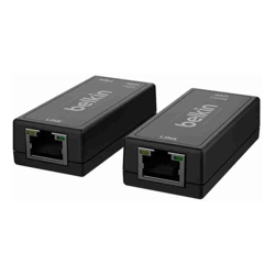 Belkin Cybersecurity and Secure KVM Extender Copper CAT6 USB Transmitter and Receiver VELCRO Tape TAA compliance 3-Year Warranty
