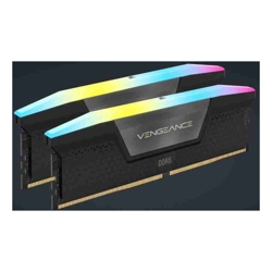 Corsair VENGEANCE RGB 16GB (2x8GB) DDR5 DRAM 5200MT/s CL40 Memory Kit Black