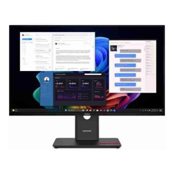 Lenovo ThinkVision T27UD-40 27&quot; UHD IPS Monitor 3840 x 2160 4ms 16:9 Anti-Glare Height Adjustable Tilt Swivel Pivot PD 100W USB-C Hub LAN DP HDMI VESA