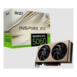 MSI nVidia GeForce RTX 5060 8G INSPIRE 2X OC PCI Express Gen 5 x16 Boost: 2535 MHz CUDA 3840 Units 8GB GDDR7. HDMI x 1 (emabargo)