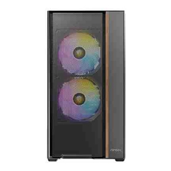 Antec Flux Rear ATX Micro-ATX ITX TG side 7 slots 1x3.5"2x2.5" 5 fans incl ARGB 360mm rad GPU400mm Mid Tower case