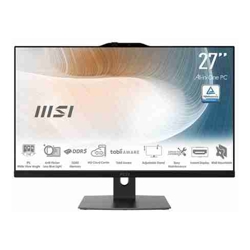 MSI MODERN AM272P 1M-1217AU AIO  27" FHD Screen Intel Core i7-150U 16GB DDR5 RAM 1TB NVMe SSD Keyboard+Mouse Webcam Wireless AX+Bluetooth Windows 11 Pro Black 3 Year Onsite Warranty