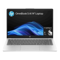 HP OmniBook 5 NGAI 14 Windows 11 Home 14in Qualcomm Snapdragon X Plus 32GB RAM 512GB SSD 2K Glacier silver