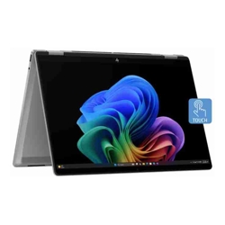 HP OmniBook X Flip 14" WUXGA touch 2-in-1 Laptop Ryzen AI 5 340 16GB RAM 512GB SSD Win11 Home Silver Copilot+ PC 1 Year Warranty
