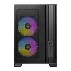 Antec Flux M MicroATX/ITX TG side 5 slots 2x3.5"2x2.5" 6x120mm fans incl ARGB 360mm rad GPU405mm CPU175mm USB-C. Compact MicroATX Case