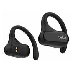 Belkin SoundForm ClearFit New Open-Ear Wireless Earbuds Black (AUC013btBK) Bluetooth 5.3 Pairing IPX5-Rated 14.2mm Drivers 2 Years Warranty
