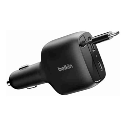 Belkin BoostCharge Retractable Car Charger 75W
