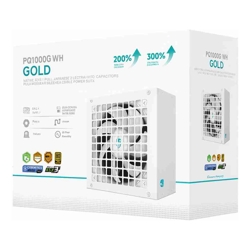 Deepcool PQ1000G WH 1000W Gamer Storm 80+ Gold/Cybenetics Fully Modular ATX Power Supply 120mm Fan Japanese Capacitors DC to DC ATX12V V3.1