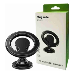 Pisen 2 in 1 Car Air Vent and Dashboard Mount Phone Holder Black Magnetic Hook With MagSafe Easy to install Apple 360 Rotation