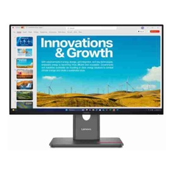 Lenovo ThinkVision P24qd-40 23.8" 24" 24" QHD IPS Monitor 2K 2560x1440 16:9 Height Adjustable Tilt Swivel Pivot HDMI DP1.4 DP 4xUSB3.2 Hub Etherne 3yr