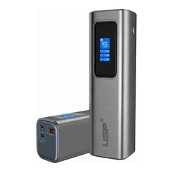 USP 27600 mAh Power Bank- Space Grey 140W Fast Charge 2x USB-C(65W) 1x USB-A(22.5W) Compact  lightweight 2 Years Warranty