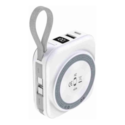 Choetech B697C-WH 10000mAh LED display 22.5W power bank for Mobile and Apple watch/Airpods CCC Certified 