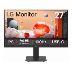 LG 27" IPS Full HD monitor with USB-C 1920x1080 100Hz 5ms 65W PD IPS 3-side borderless tilt/height stand