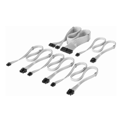 Corsair For Corsair PSU Elite Premium Individually Sleeved Type-4 PSU Cables Starter Kit White