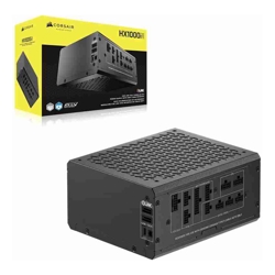 Corsair HX1000i SHIFT Fully Modular Platinum ATX Power Supply ATX 3.1 8x PATA 2x EPS 8x SATA 4x PCIe DSP fully modular 140mm FDB fan 10yr WTY