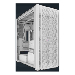 Corsair iCUE LINK 9000D RGB AIRFLOW Super Full-Tower PC Case White 698x307x698mm GPU 580mm 6x 2.5" 5x 3.5" rad 480mm 2x USB-C 180mm CPU Cooler