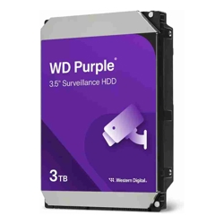 WD Western Digital WD Purple 3TB 3.5" SATA Surveillance HDD 256MB Cache 3-Year Limited Warranty