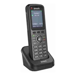 Snom M56 (EU) Robust rubberized antibacterial IP67 housing 12 hours of HD talk time Bluetooth headset compatibility Integrated alarm button