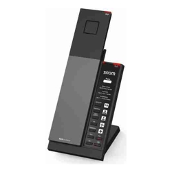 Snom HD341 Slim IPDECT Guest Room Phone PoE or PSU Customisable handset back cover GDPRcompliantLarge LED