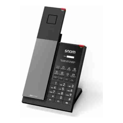 Snom HD351A Analogue Cordless Guest Room Phone Antibacterial housing Customisable faceplate HACcompatible audio GDPRcompliant design