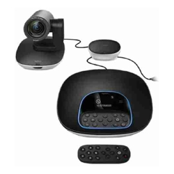 Logitech ConferenceCam GROUP Full HD PTZ Cameral 1080PCrystalClear Natural Audio erfect for Large Rooms (14-20 participants)