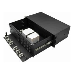 4Cabling 4C | 3RU Fibre Optic Patch Panel | Rack Mount Unloaded 72SC / 144LC FOBOT