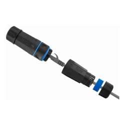 4Cabling 4C | IP68 In-Line Weatherproof Cat6 RJ45 Coupler